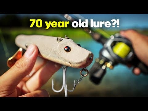 Fishing a $200 Topwater Lure from 1952 💰