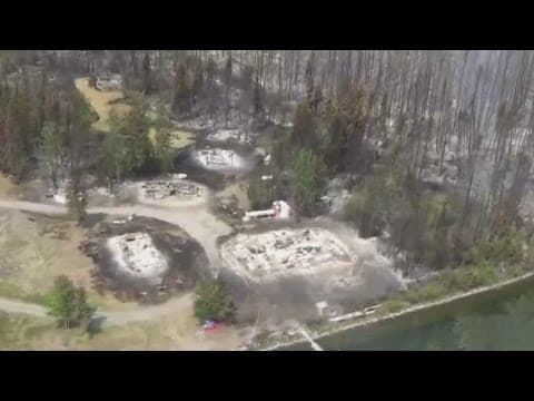 RAW: Puntzi Lake  destruction