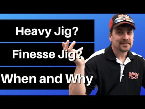 When to Use a Heavy Jig vs Finesse Jig | How I Determine What Size Bass Jig to Use