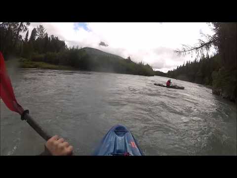 Trail lake to Kenai lake rapids