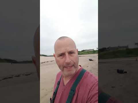Fishing Cambois  mouth of river Wansbeck with big worms from McDermotts Ashington