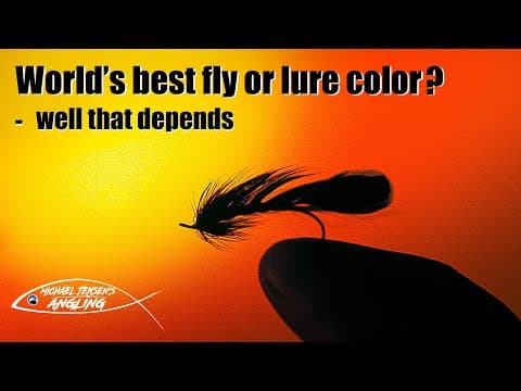 Best color for your lures and flies - angling tips