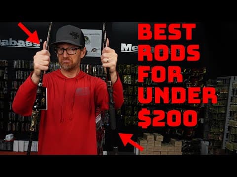 The 5 Best Bass Fishing Rods For Under $200?!