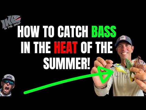 HOW TO Catch BASS in the HEAT of the Summer! (Top 3 Baits)