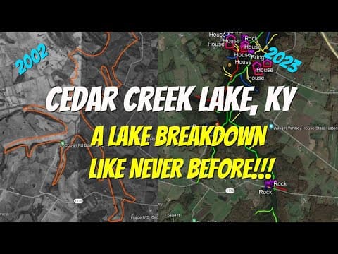 The COOLEST Lake breakdown yet!  Cedar Creek Lake (KY)