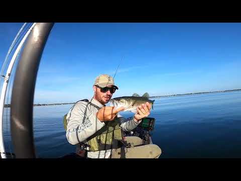 Bass fishing on lake butler florida
