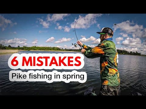 6 MISTAKES to avoid when fishing for pike in spring. Why you can&#39;t catch a pike in spring.