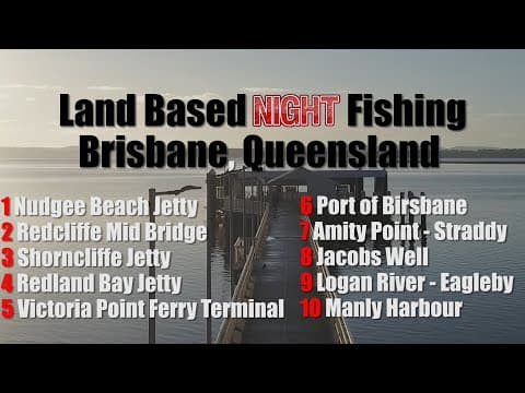 🎣10 BRISBANE LAND BASED FISHING HOTSPOTS