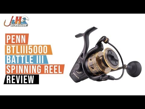 Penn BTLIII5000 Battle III Spinning Reel Review | J&H Tackle