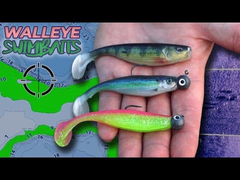 Swimbait walleye breakdown (post-spawn thru early-summer)