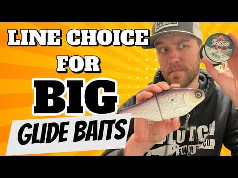 Line Choice For Glide Baits #swimbaits #bassfishing