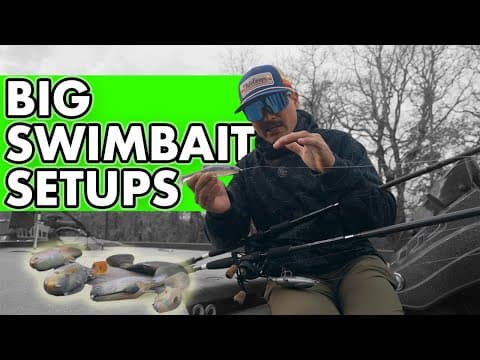 What ROD, REEL, LINE SETUP to use for different SWIMBAIT types??? (How To &amp; Tips)