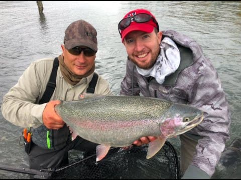 MASSSIVE 10 lb Rainbow Trout, Kenai River, ALASKA