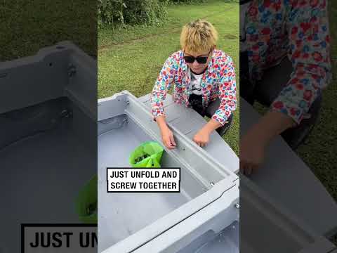 A foldable boat to go fishing in! 🛶🎣  -  🎥 masterfishes
