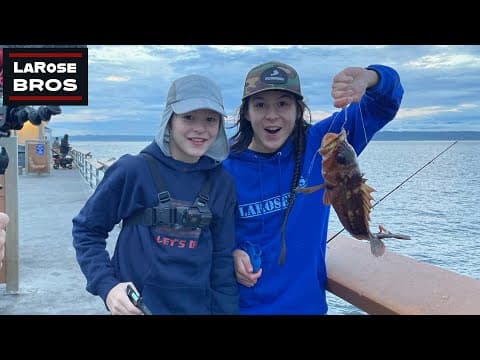 BOTTOMFISHING at Edmonds Fishing Pier - LaRoseBros