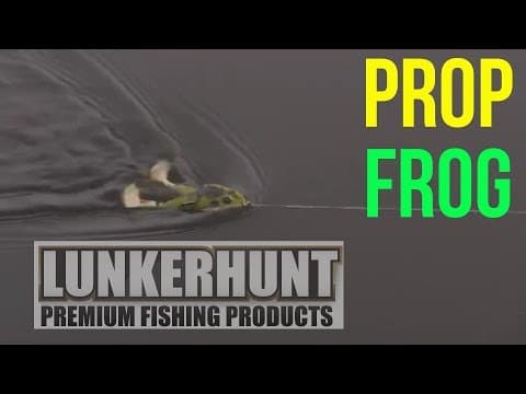 Lunkerhunt prop frog, first look and how to fish with it