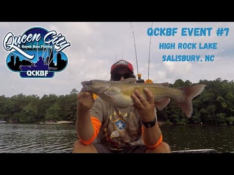 QCKBF Event #7:  High Rock Lake - South Point Landing - Kayak Fishing for Bass - Salisbury, NC