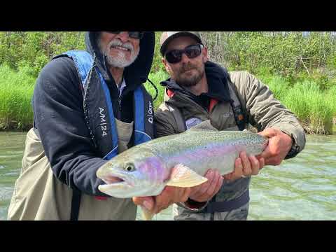 Trout Fishing on the Lower Kenai River, Alaska