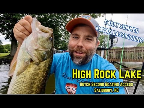 Bass Fishing High Rock Lake with the Shakey Head - Dutch Second Boating Access - Salisbury, NC