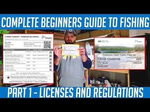 Fishing Licenses and Regulations - How to Fish - Part 1