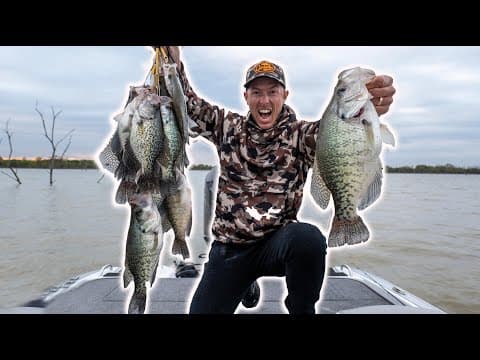 Fishing BIG Timber Crappies with Jigs