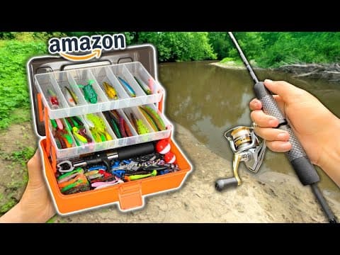 Is a LOADED Amazon Tackle Box a SCAM?? (Fishing Experiment)