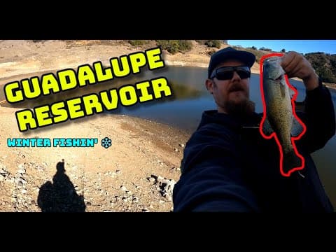 Guadalupe Reservoir is LOW! (Winter Bass Fishing San Jose)