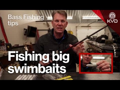 How to fish big swimbaits - technique and rigging - with KVD