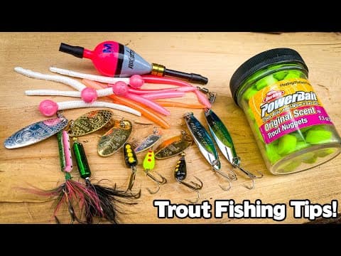 How To Set up & Fish For Trout, EVERYTHING You Need To Know!