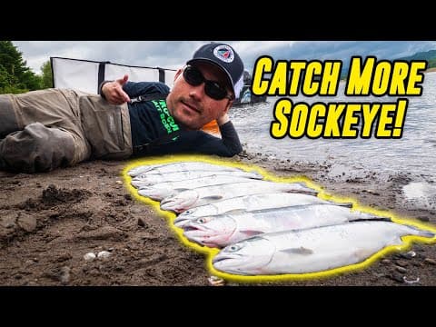 How To CATCH Columbia River SOCKEYE Salmon (BANK FISHING!)
