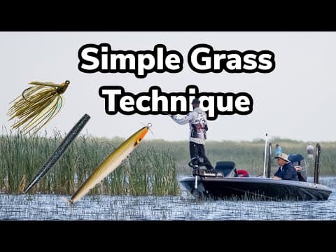 Simple Grass Fishing Technique