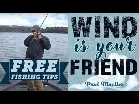 Cold Clear Water Winter Bass Fishing Strategy [Tip: Wind Is Pro Angler Paul Mueller's Friend]