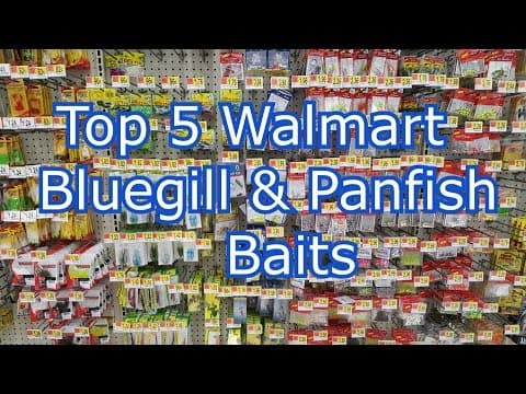 Best 5 Walmart Bluegill and Panfish Baits/ Lures