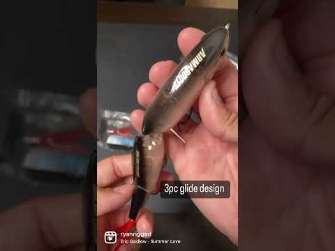 It’s not broken! That’s how it works!!😳 (NEW Shimano glide bait)