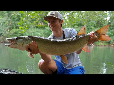 CLEAR WATER MUSKY FISHING! (The Fish of 10,000 Casts)