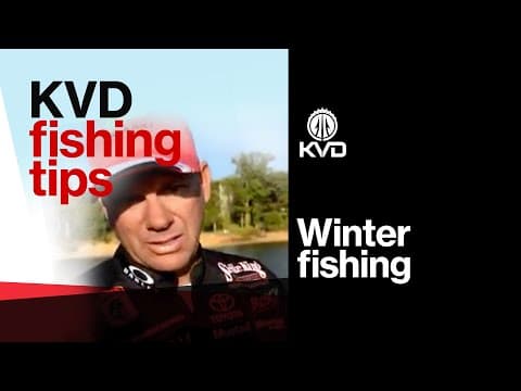 Winter fishing tips with KVD - Cold weather and water fishing tip