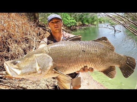 Exploring Remote Rivers For Land-based BARRAMUNDI