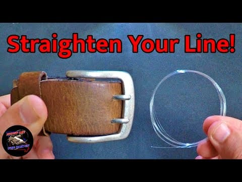 ONE SIMPLE TRICK to Remove Memory from Your Fishing Line