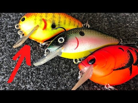 How To Fish *SQUAREBILL* Crankbaits (Catch More BASS)