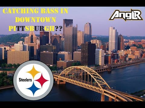Catching a bass in DOWNTOWN PITTSBURGH!?!?
