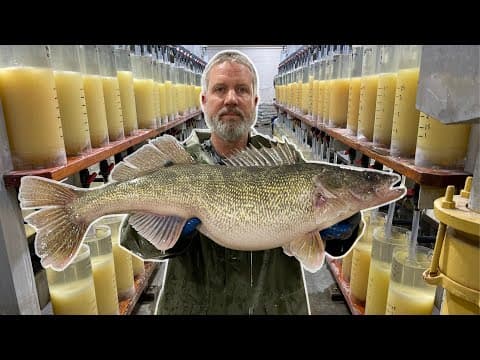 Iowa Walleye | Day at the Rathbun Hatchery