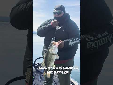 New pb on lake berryessa #fishing #largemouthbass #lakeberryessa