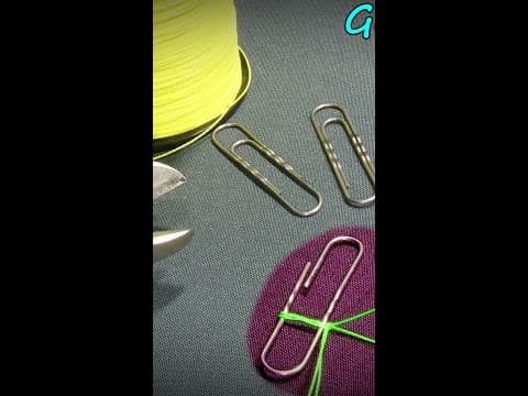 You can make this device from a paper clip for fishing. #shorts #fishing