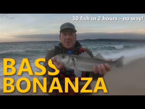 Bass Fishing UK - Crazy session 30 fish in 2 hours