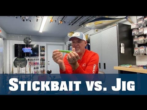 Plastic Stickbait vs. Metal Jig - Florida Sport Fishing TV - Tackle Tips Techniques - www.FSFTV.com