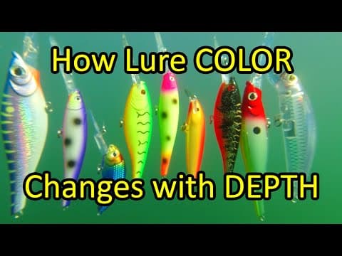 How Fishing Lure Color Changes With Water Depth