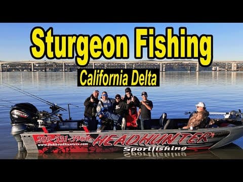 Sturgeon Fishing California Delta Style