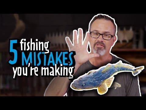 5 MISTAKES YOU&#39;RE MAKING FISHING IN ESTUARIES @MarkBergFishingAddiction