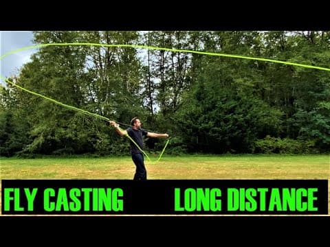 Fly Fishing Casting Long Distance and Techniques - Using Technique, the Double Haul & False Casting