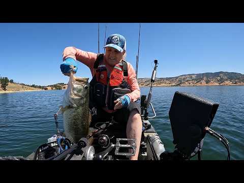 BRENDA LANDS A GIANT LARGEMOUTH ON LAKE BERRYESSA!
